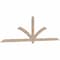 Ekena Millwork Redmond Smooth Timber Gable Bracket, Douglas Fir, 108"W x 31 1/2"H x 1 1/2"D x 3 1/2"F, 7/12 Pitch GBW108X31X0204RED00SDF - alternate 4